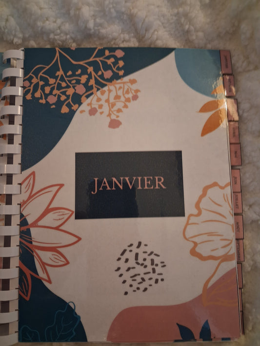 Budget planner de l'année complet , relié