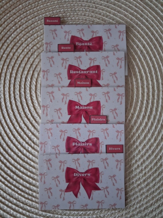 Mini intercalaires Nœuds pour petit porte-monnaie