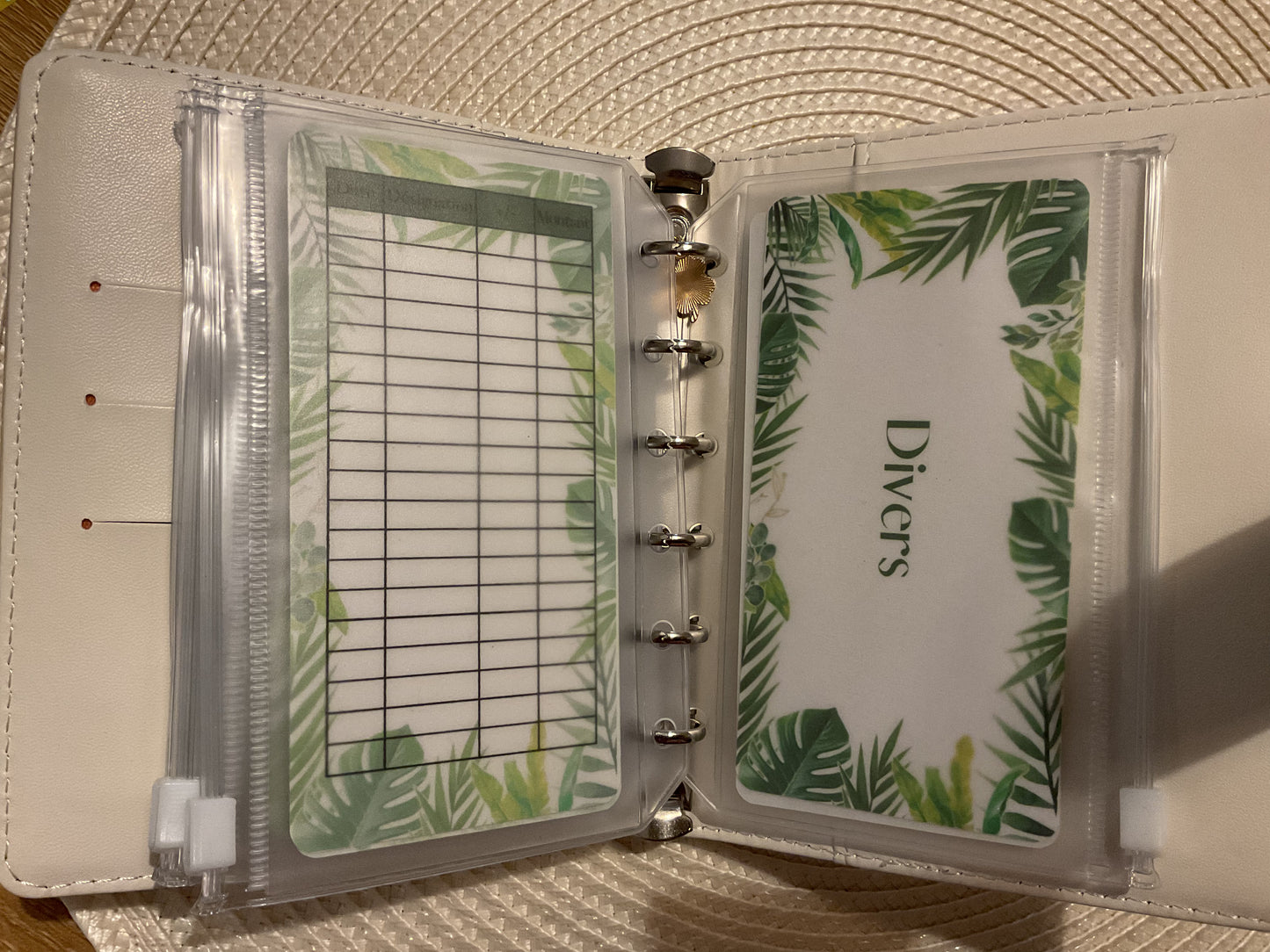 Classeur budget personnalisé complet format A7