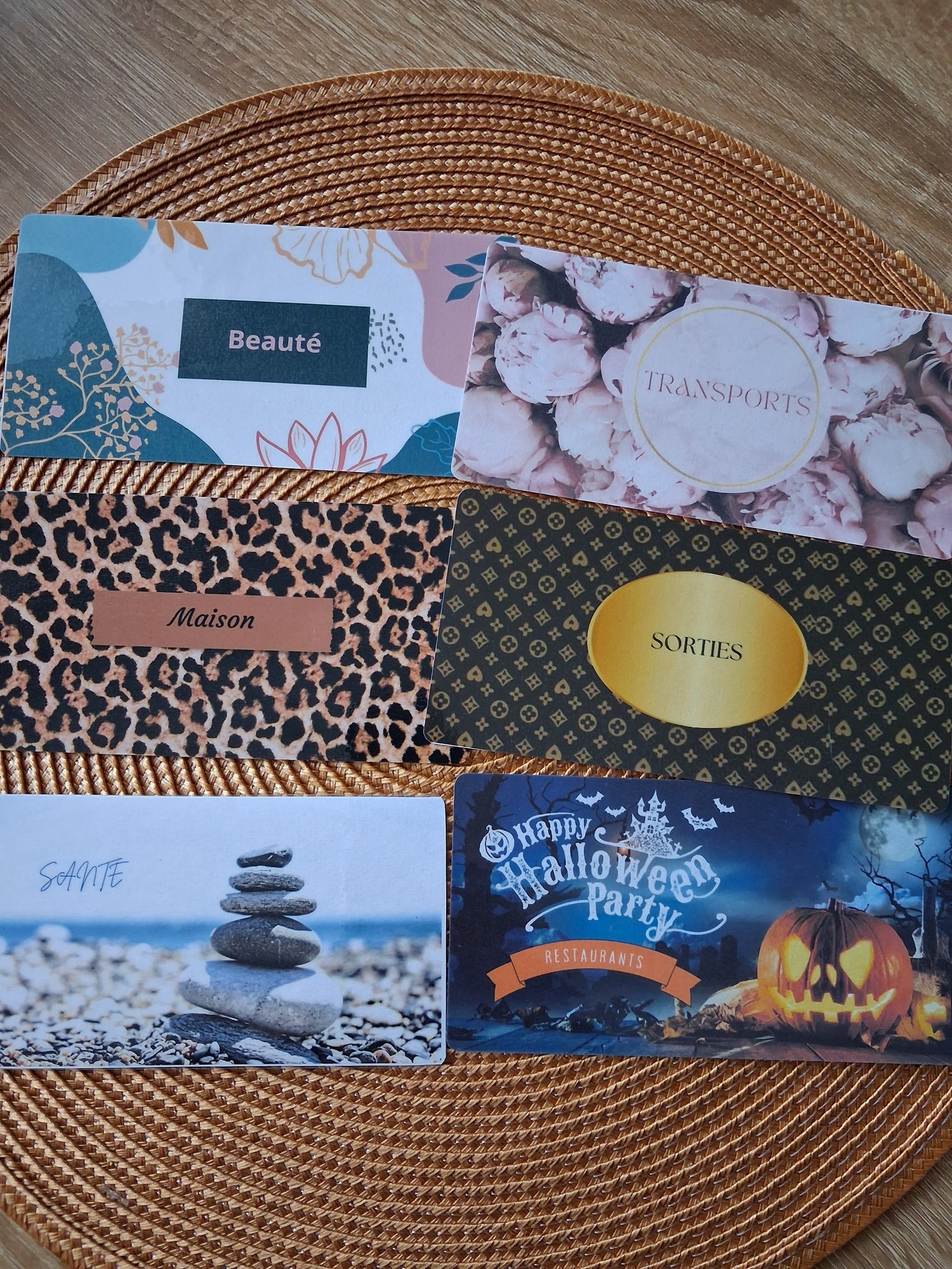 Pages de garde pour pochettes budget