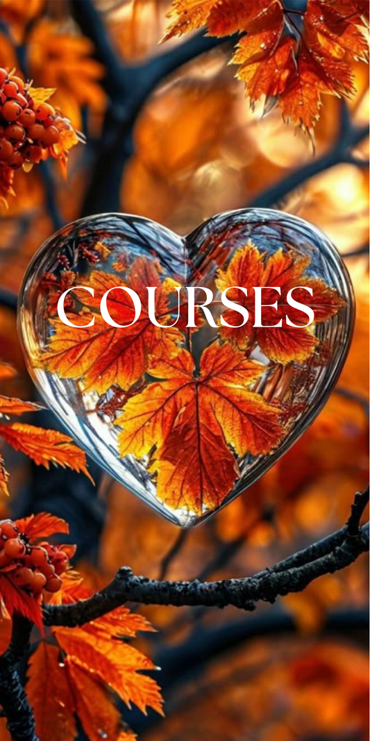 Cœur d'automne- Page de garde avec fiche de suivi