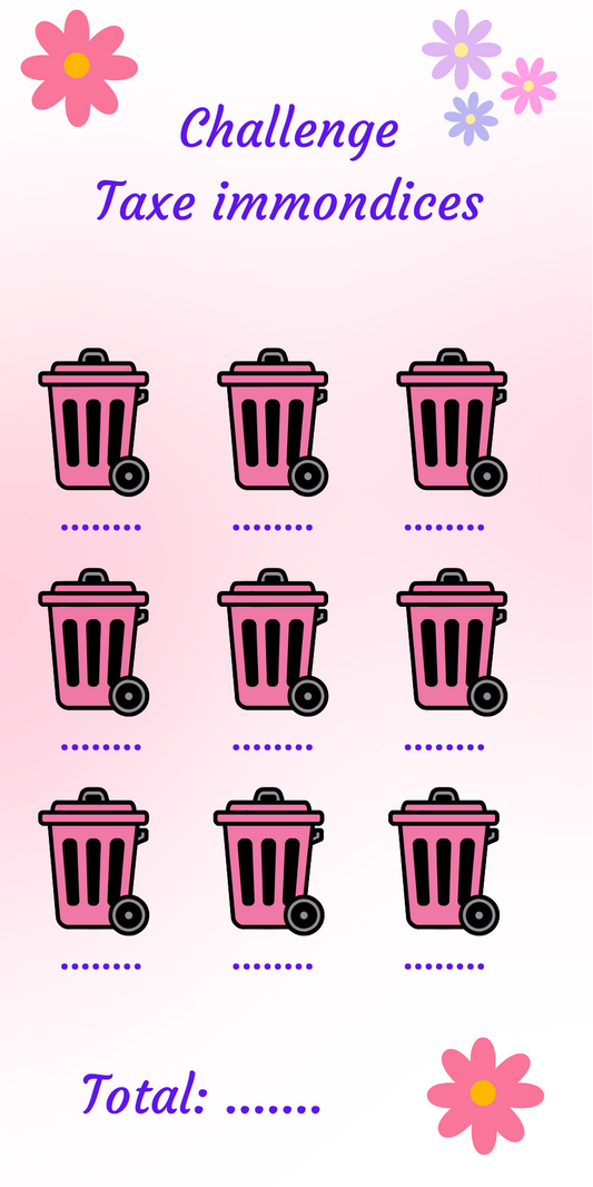 Tracker défi" Taxe immondices"