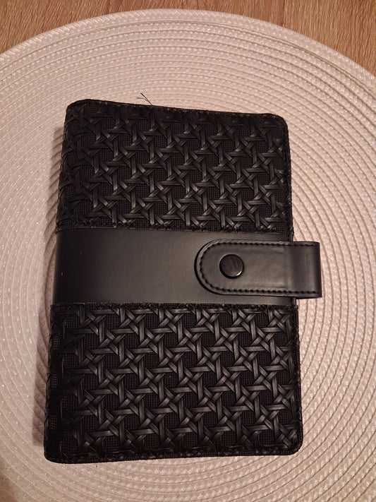 Classeur Budget tressé noir