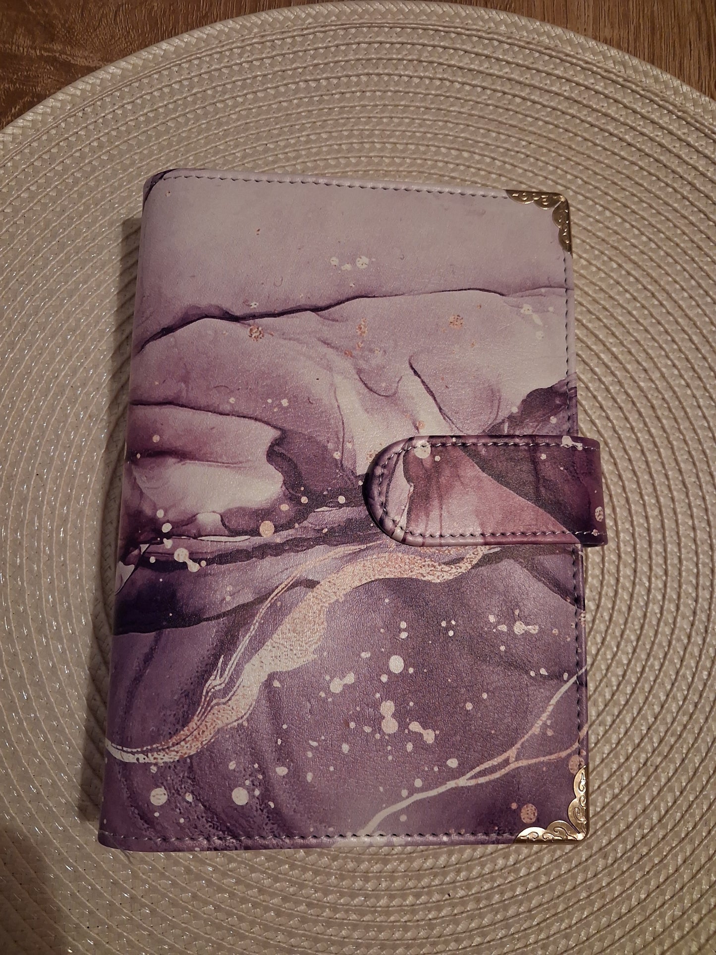 Classeur budget marbré