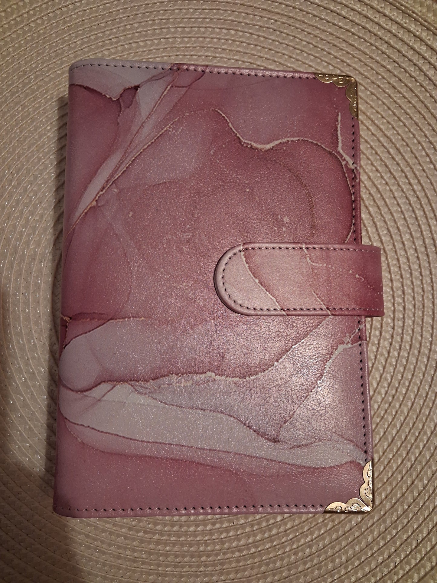 Classeur budget marbré