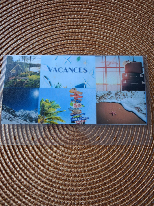 Enveloppe" Vacances" format A6
