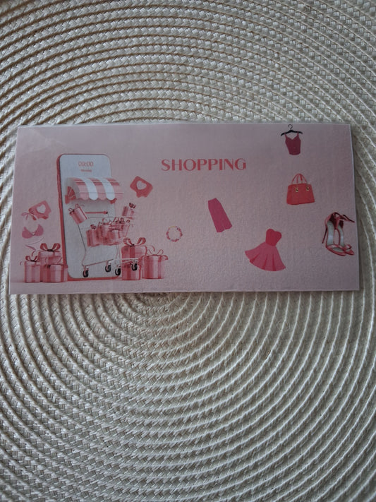 Enveloppe "Shopping" format A6