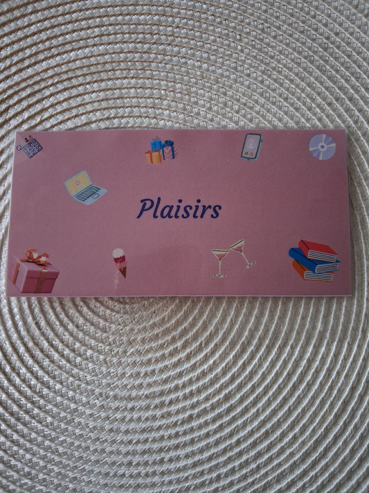 Enveloppe "Plaisirs" format A6