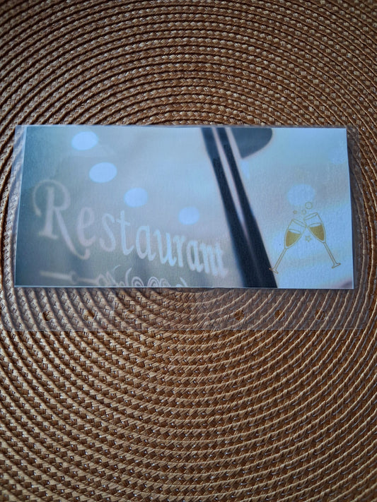 Enveloppe " Restaurant" format A6