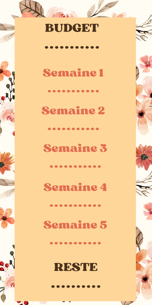 Automne- Page de garde avec fiche de suivi