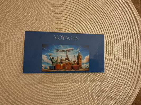 Enveloppe budget « voyage » format A6