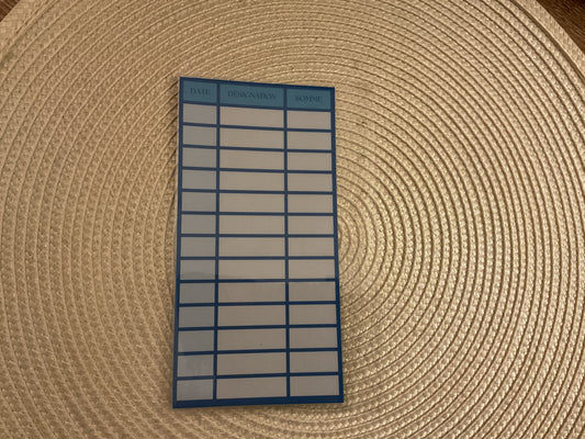 Enveloppe budget « voyage » format A6