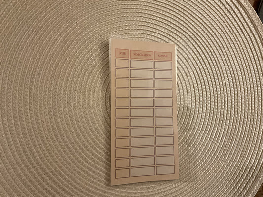 Enveloppe budget « mariage » format A6