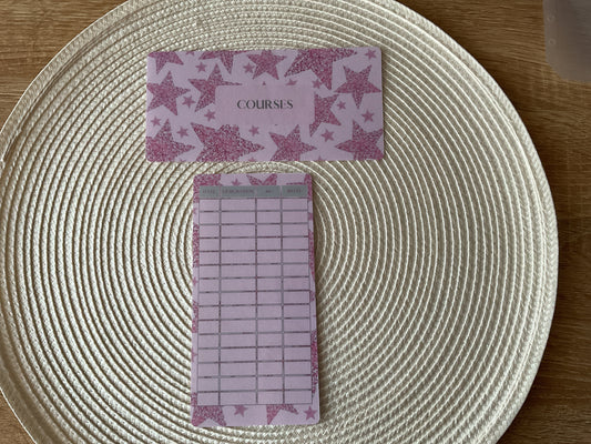 Page de garde avec fiche de suivi