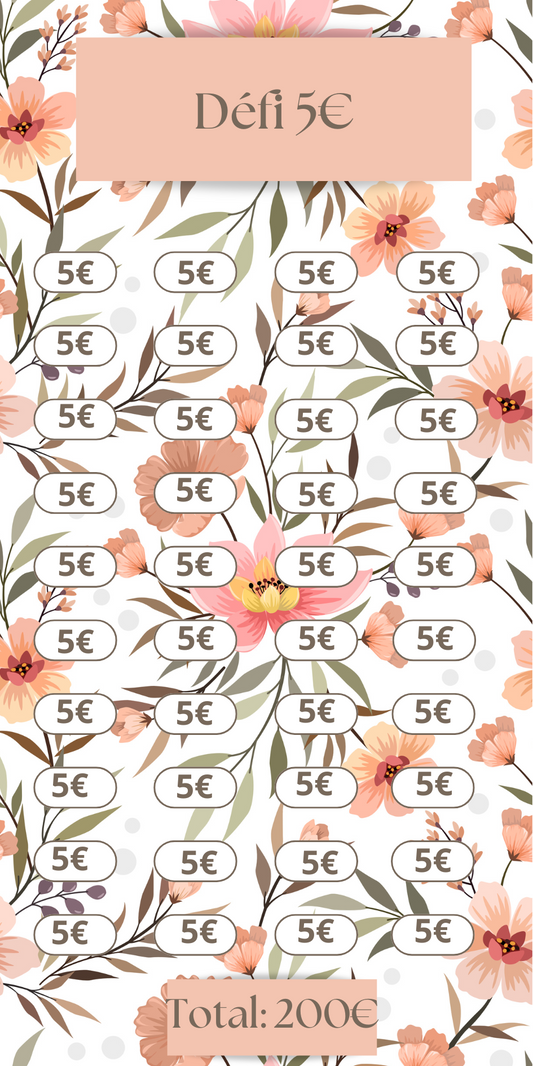 Tracker défi '5€"