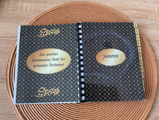 Budget Planner de l’année complet relié