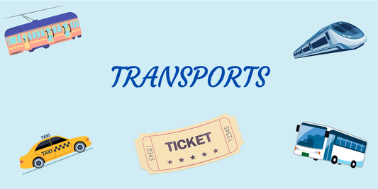 Page de garde "Transports" avec fiche de suivi