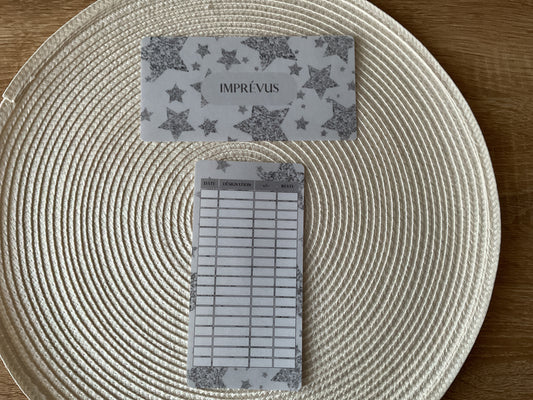 Page de garde avec fiche de suivi