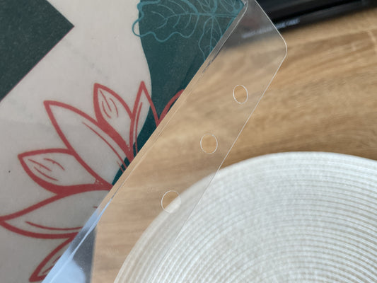 Enveloppe budget perforée ouverte format A6