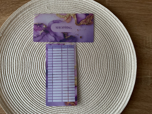 Page de garde avec fiche de suivi