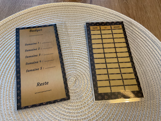 Enveloppe budget perforée, format A6