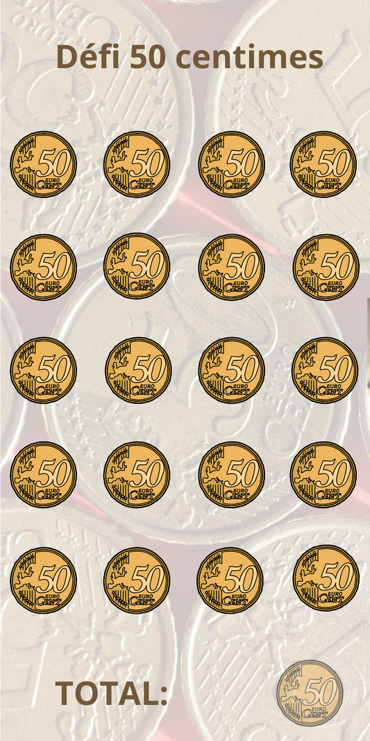 Tracker défi "O,50ct"