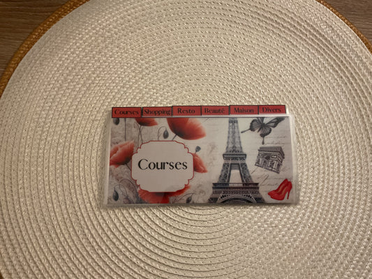 Lot de 6 enveloppes budget portefeuille