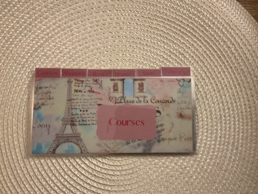 Lot de 6 enveloppes budget portefeuille