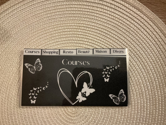 Lot de 6 enveloppes budget portefeuille