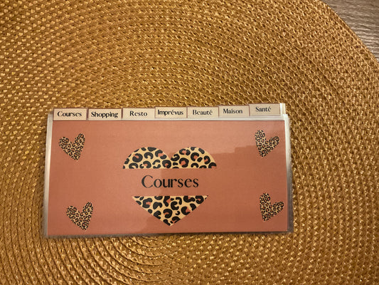 Lot de 6 enveloppes budget portefeuille