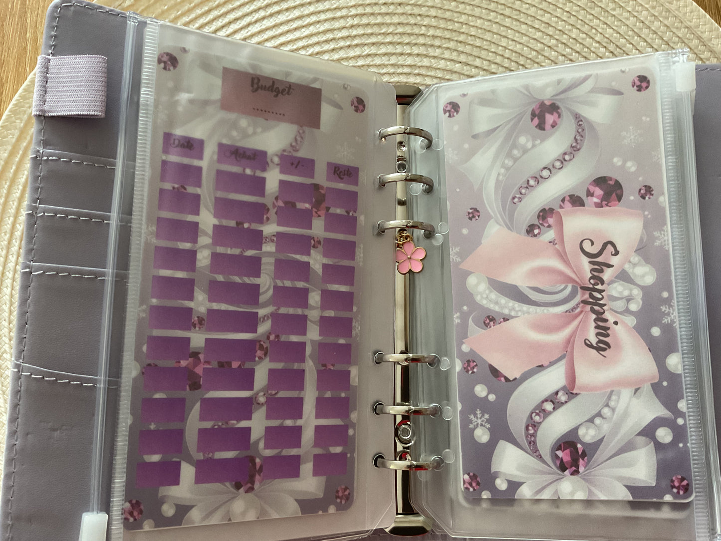 Classeur budget personnalisé complet format A6