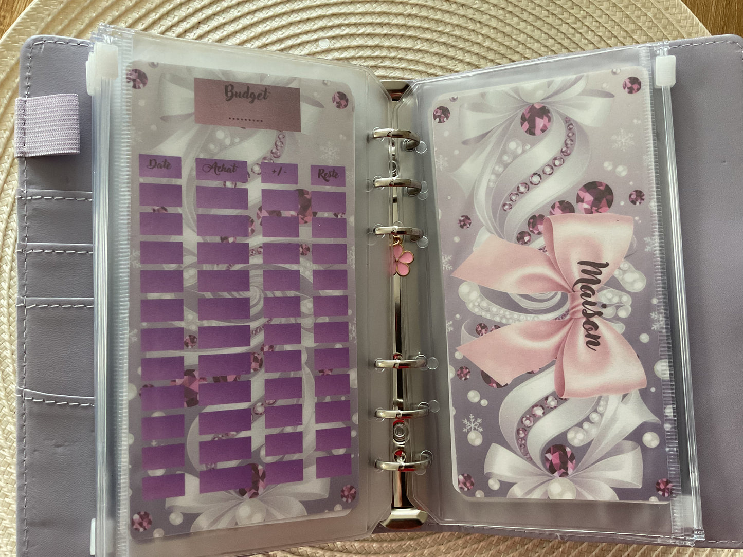 Classeur budget personnalisé complet format A6