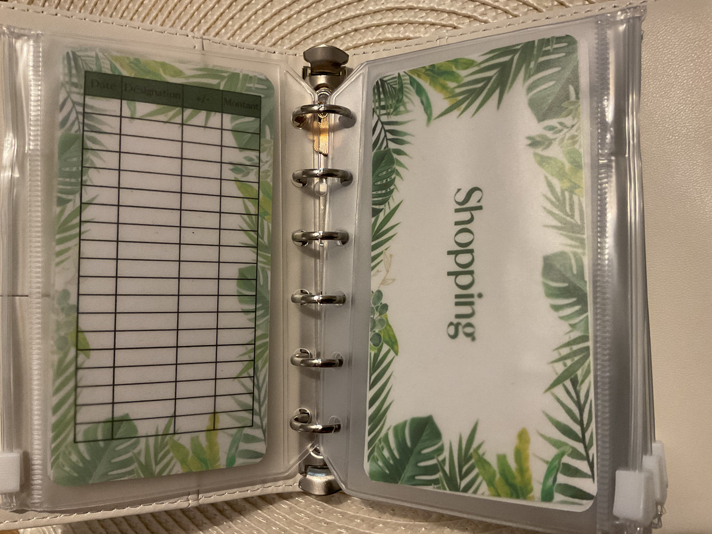 Classeur budget personnalisé complet format A7