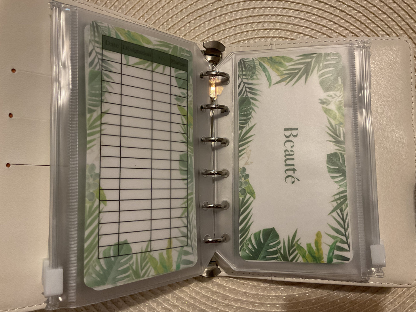 Classeur budget personnalisé complet format A7