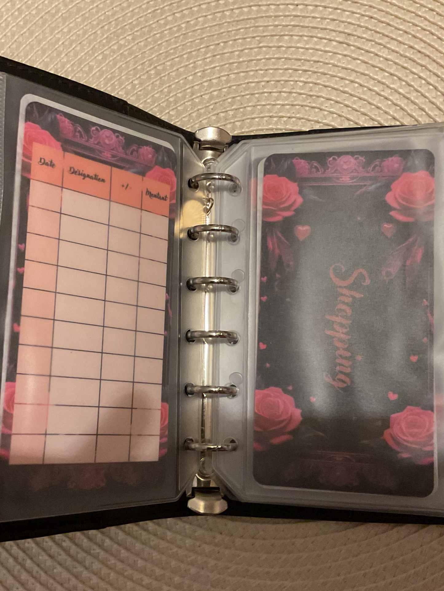 Classeur budget personnalisé complet format A7