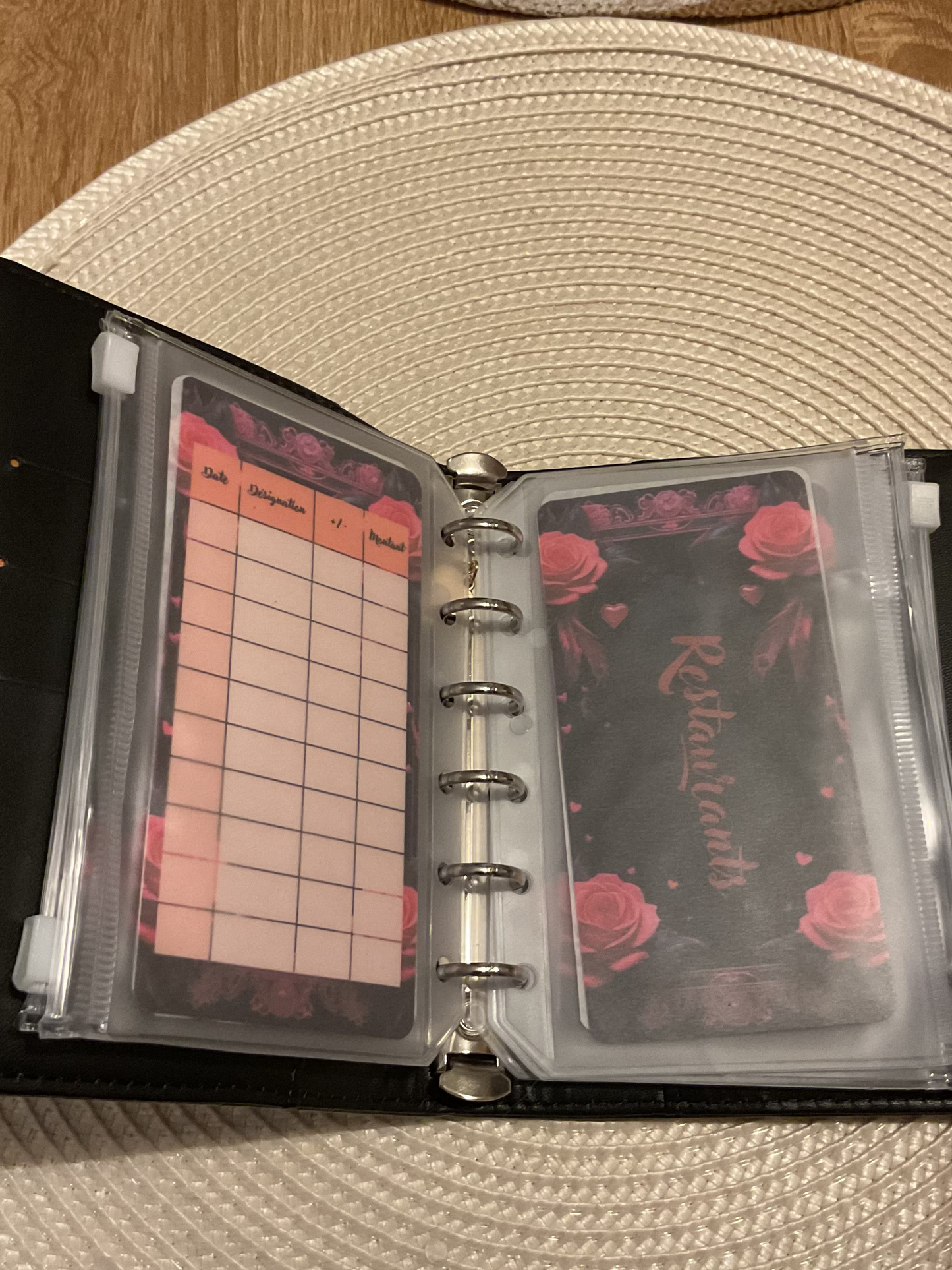 Classeur budget personnalisé complet format A7