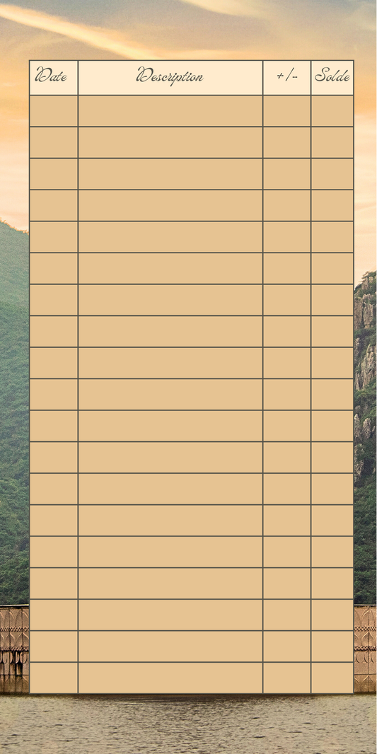 Bouddha- Page de garde avec fiche de suivi